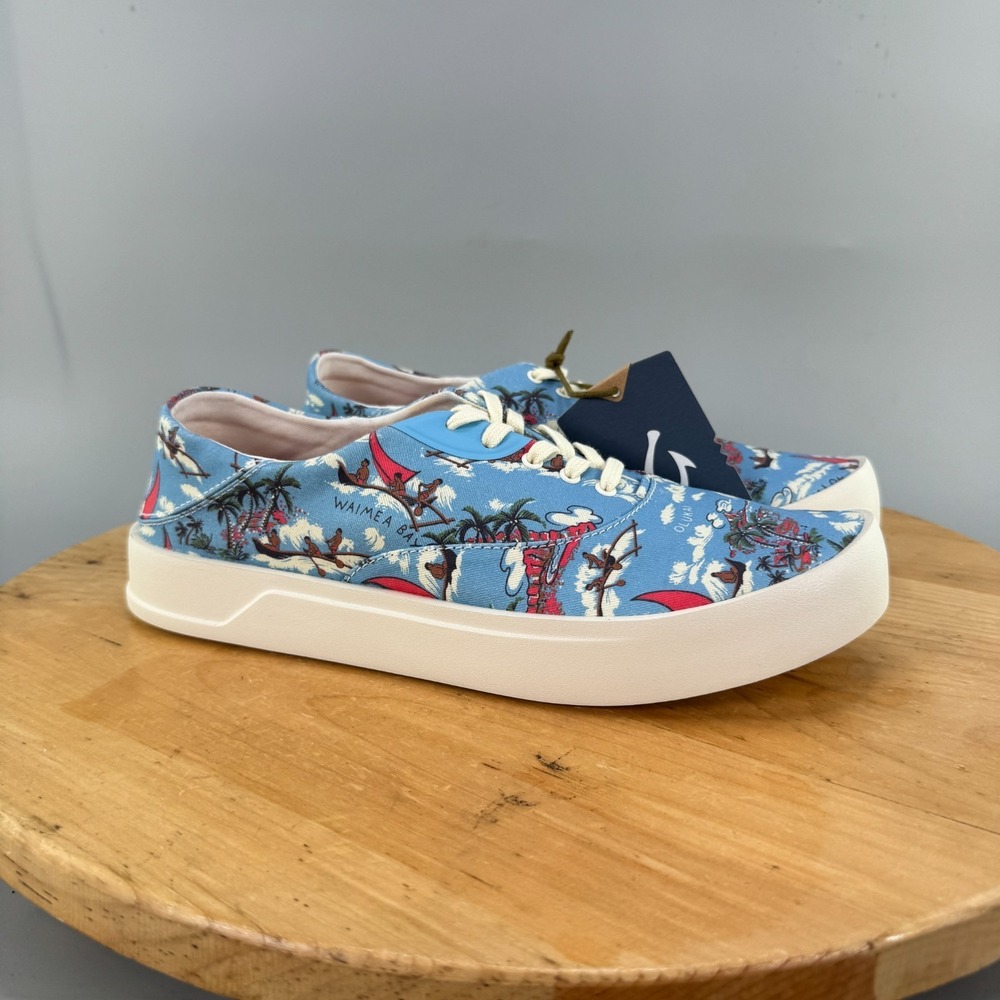 OluKai x Kahala Tradewind Mens Size 9.5 Shoes Sneakers Ocean Spray Outrigger NEW